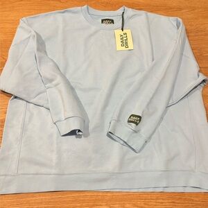 Daily Drills Women's Light Blue Crewneck Sweater